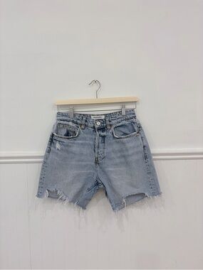 Reformation Mid Rise Jean Shorts